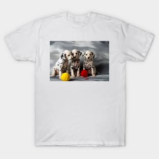 Three Dalmatian Puppy's T-Shirt